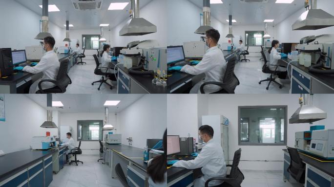 4k深圳科技公司科技实验室工作视频