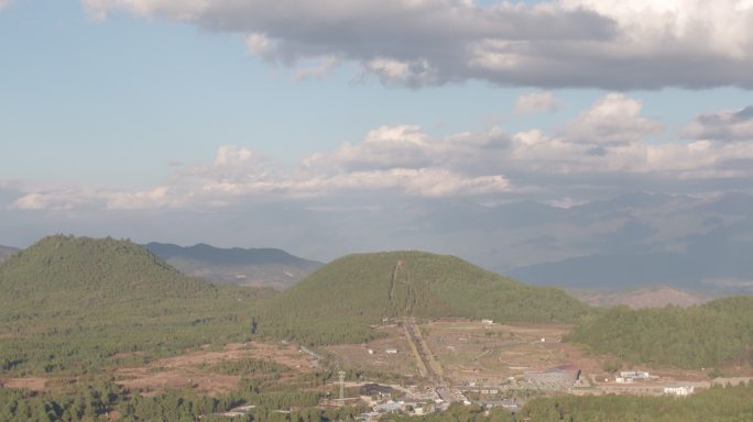 腾冲火山马站火山火山口火山火山航