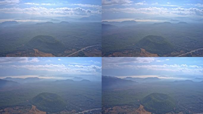 腾冲火山马站火山火山口火山火山航