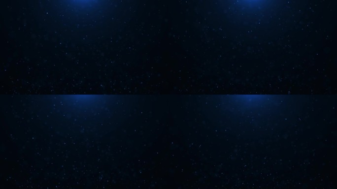 4K蓝色光斑飘升粒子