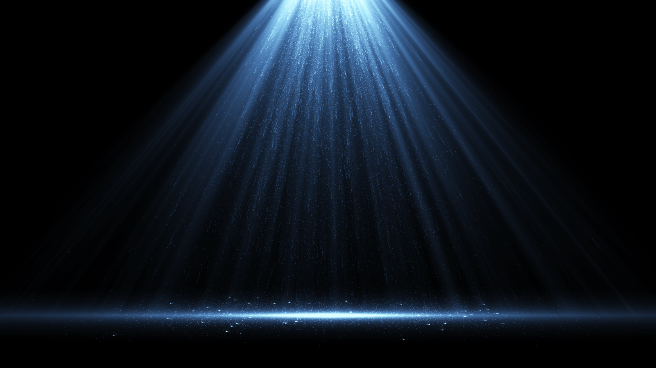 耶稣光粒子背景_蓝色