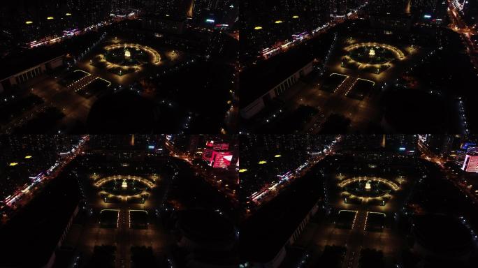 龙岩人民广场夜景亮化