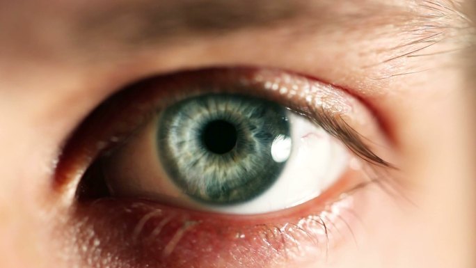 眨眼瞳孔睁眼视网膜人脸识别眼珠科技