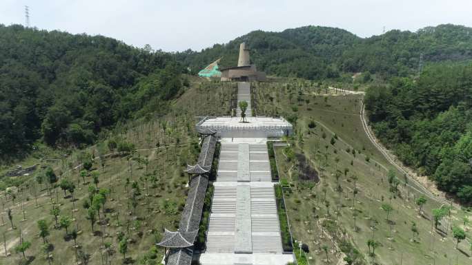 龙岩永定区客家博览园航拍