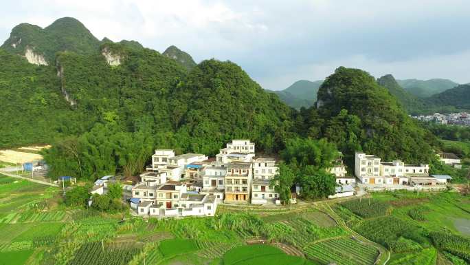 广西马山县古零镇田园风光