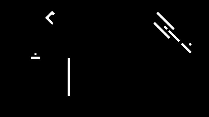 书籍封面线条图标动画