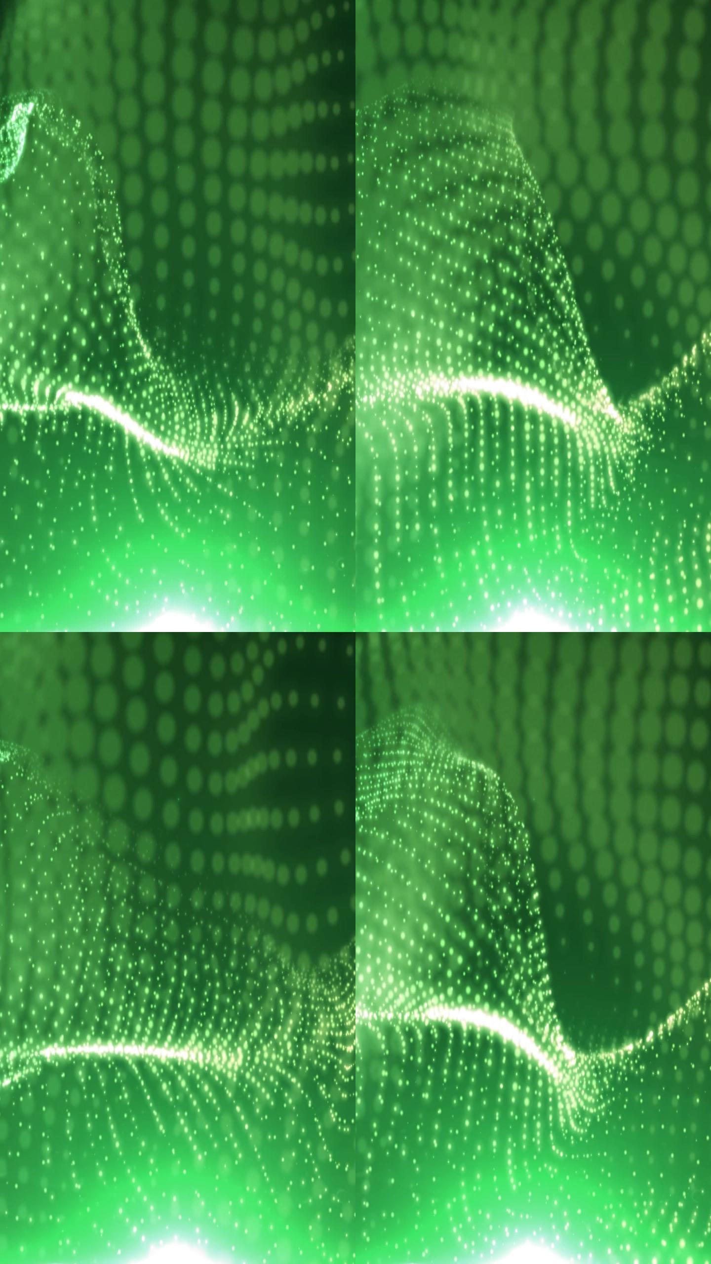 副屏绿色粒子循环-2