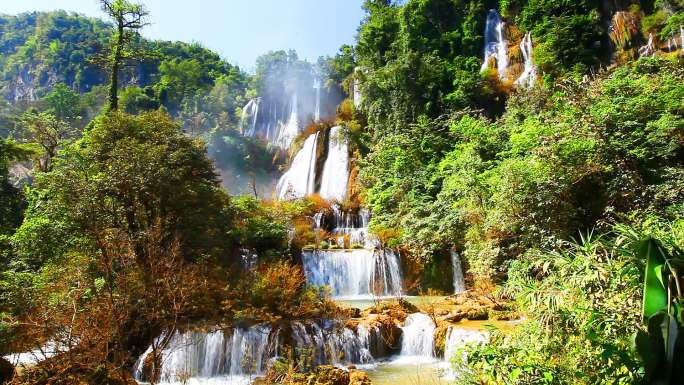 高清：泰国最大的瀑布。
