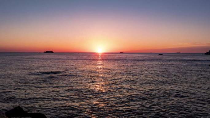 东海渔山列岛海上日出延时摄影
