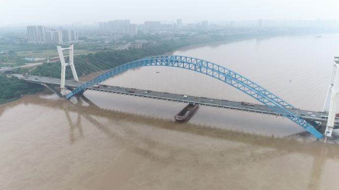 湘潭莲城大桥航拍