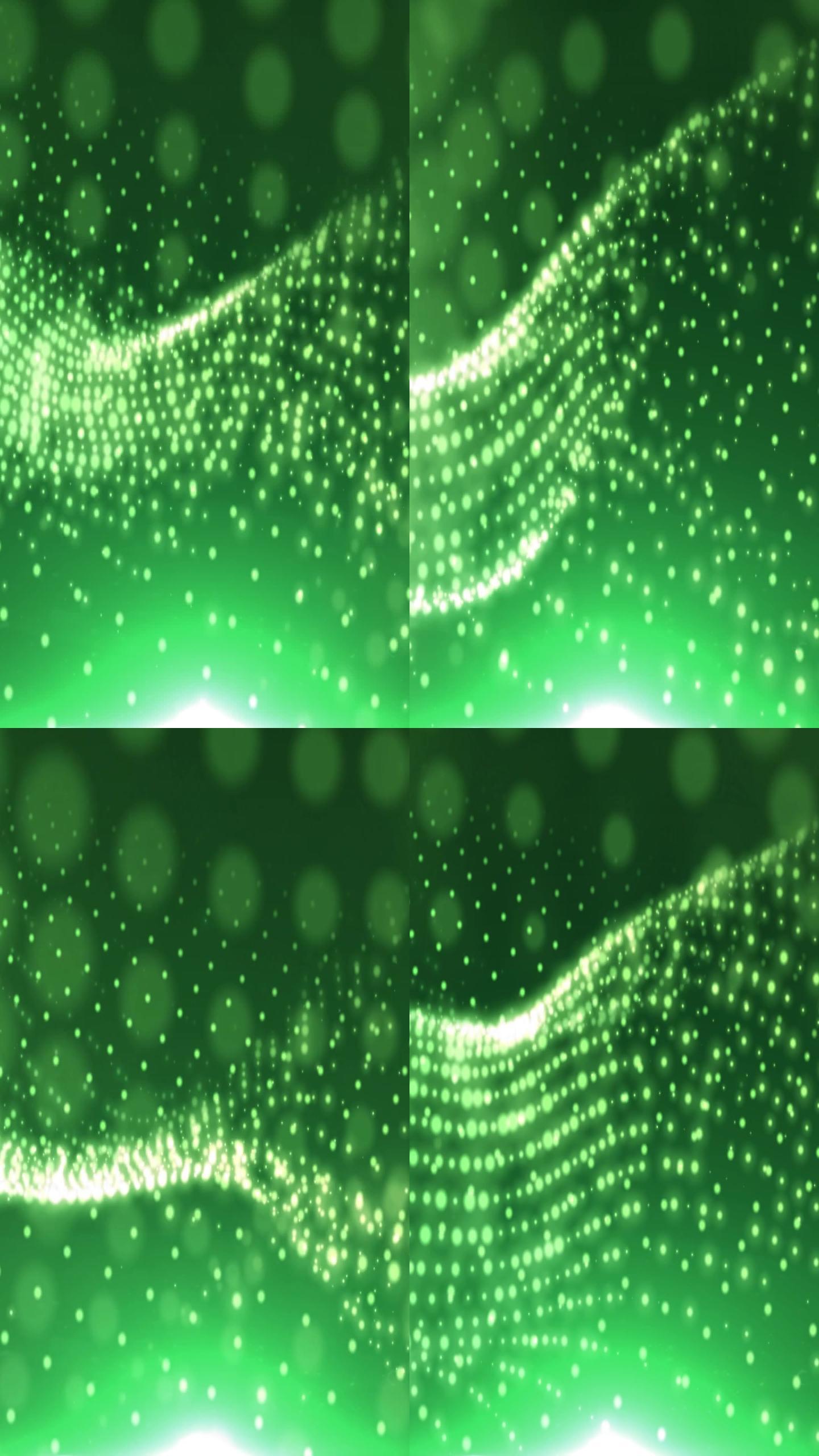 副屏绿色粒子循环-3