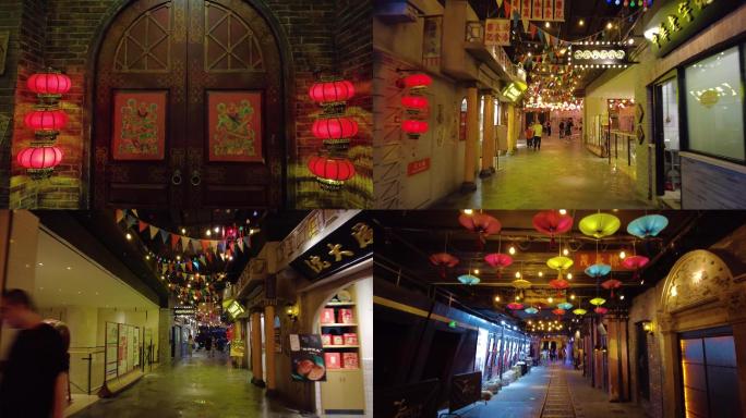 上海风情街1192弄4K实拍视频素材