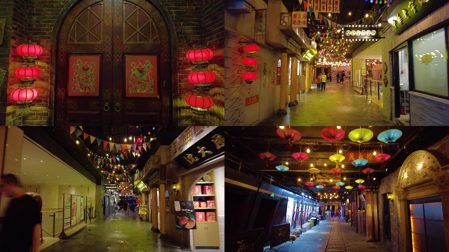 上海风情街1192弄4K实拍视频素材