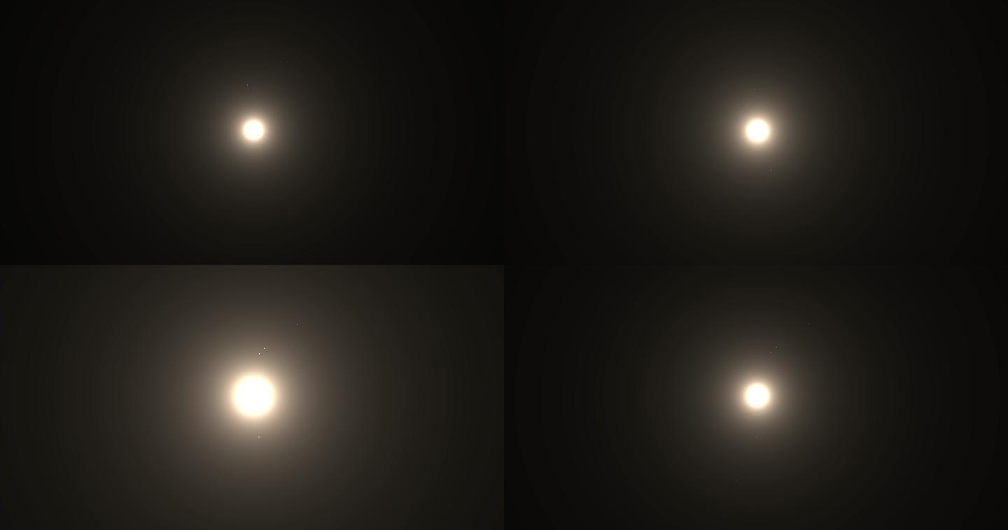 4k数码镜头光斑，抽象叠加背景。