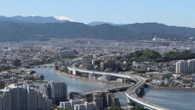 俯瞰福冈街景