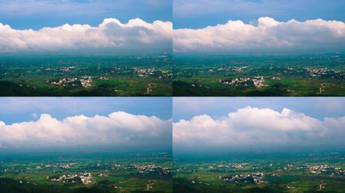 广西横州市云层延时摄影