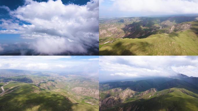 风景青藏高原橡皮山4K航拍