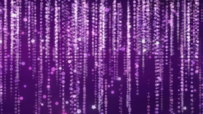 超宽屏粒子紫色循环