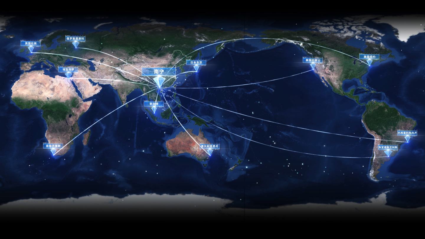 【原创】4K南宁谷歌地图辐射全国全世界
