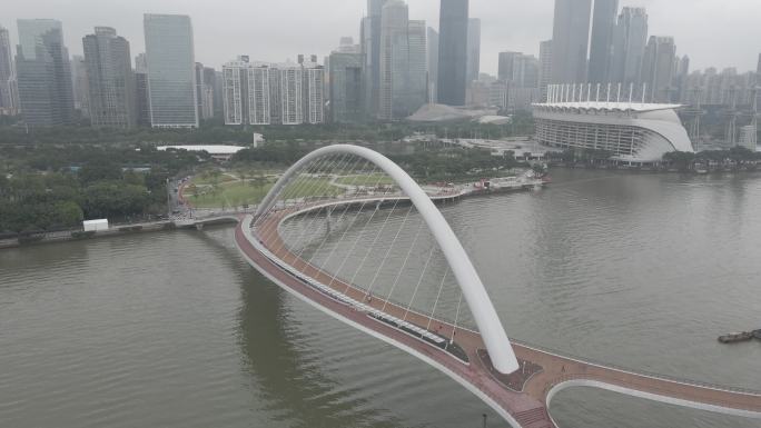 （4K原素材）广州海心桥