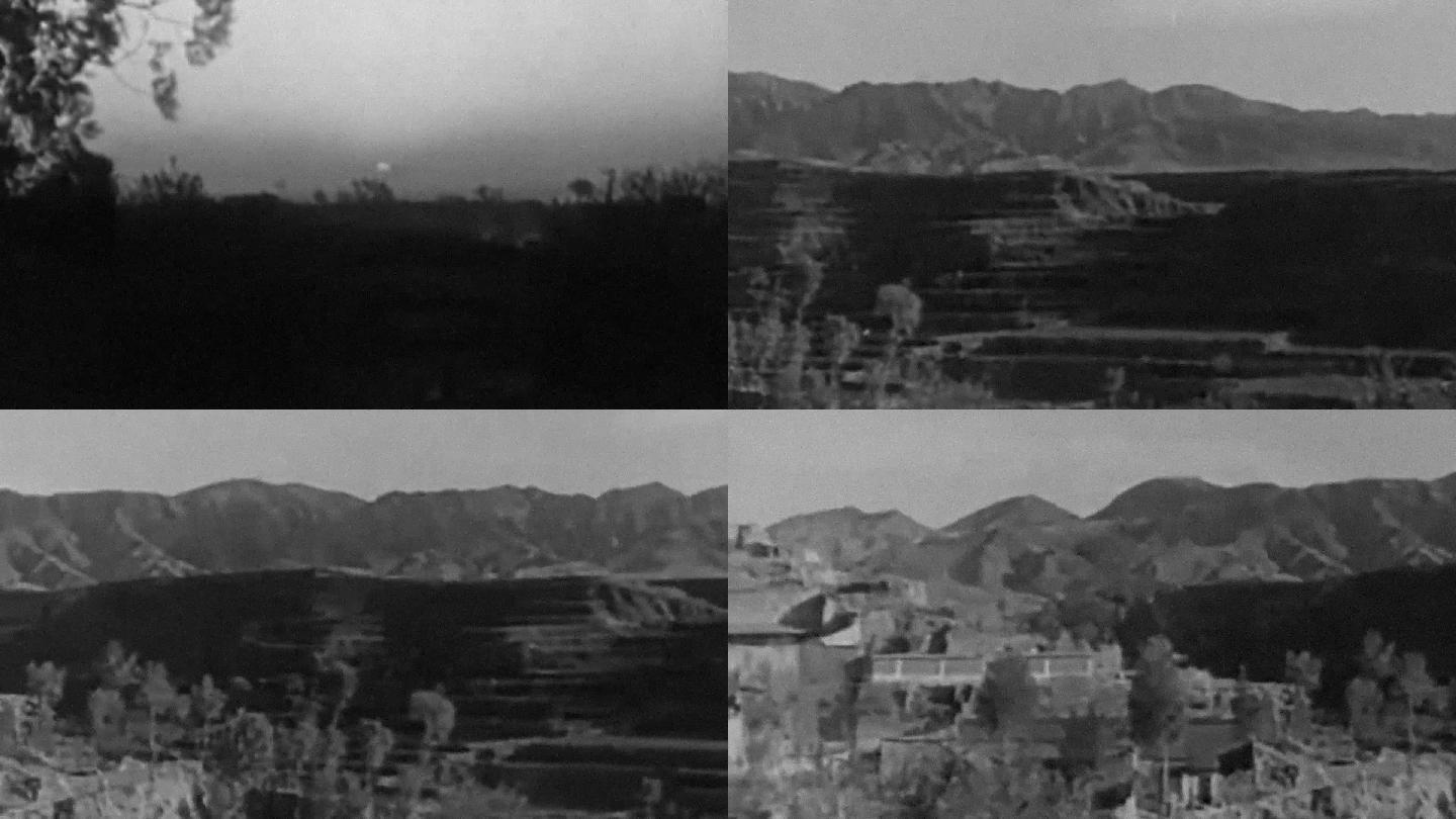 40年代陕西瓦窑洞土窑农民石窟