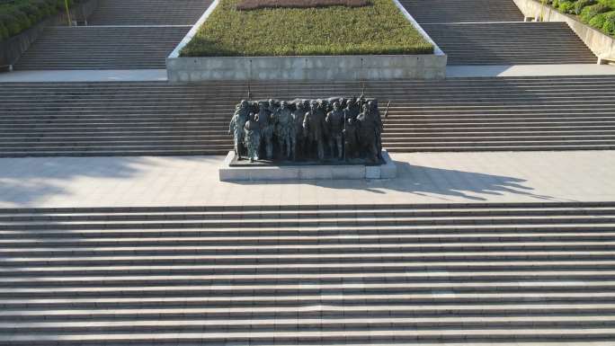 航拍江西瑞金中华苏维埃共和国纪念园