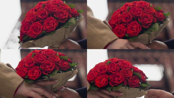 一束红玫瑰，送给女朋友的礼物