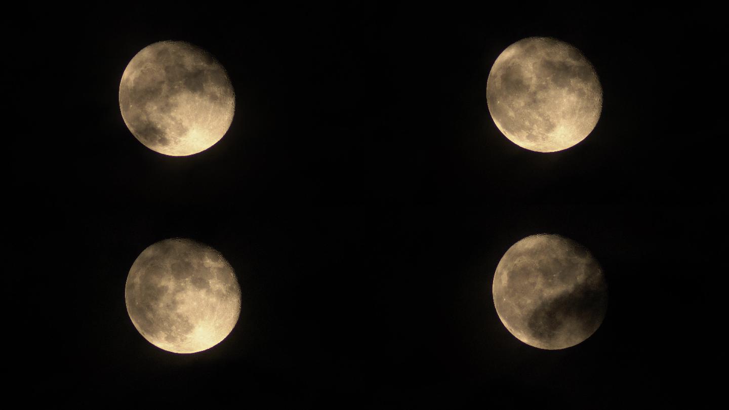 月亮和乌云录像4K超高清