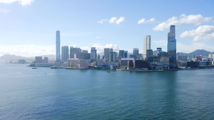 香港城市景观摩天大厦