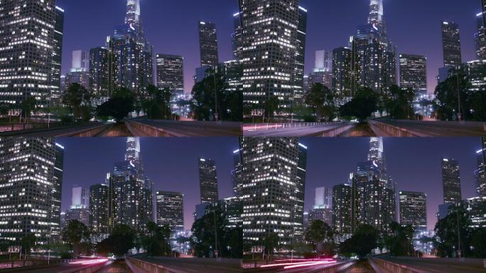 城市夜景延时拍摄