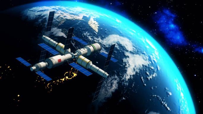 中国空间站未来 航天 航空4k