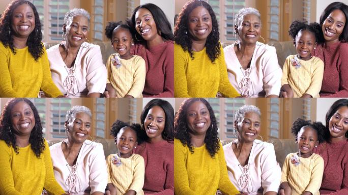 四代美国黑人家庭