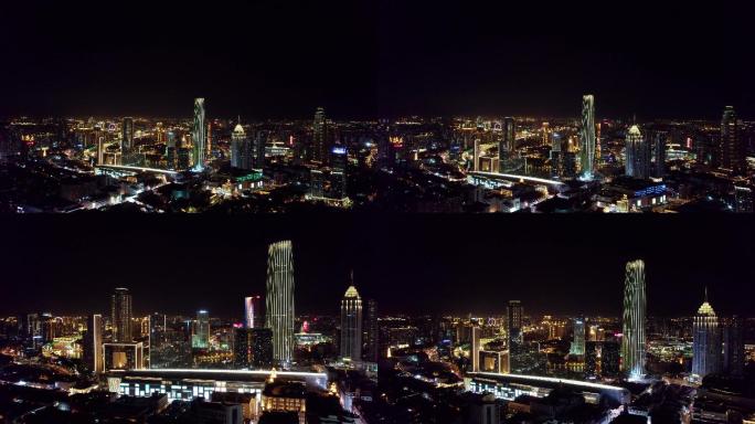 天津核心区夜景4K