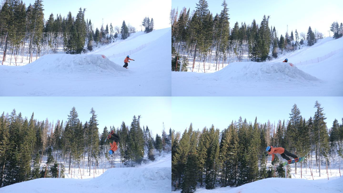 极限滑雪板和滑雪