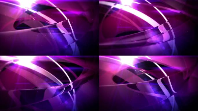 抽象玻璃环背景环-深紫色（全高清）
