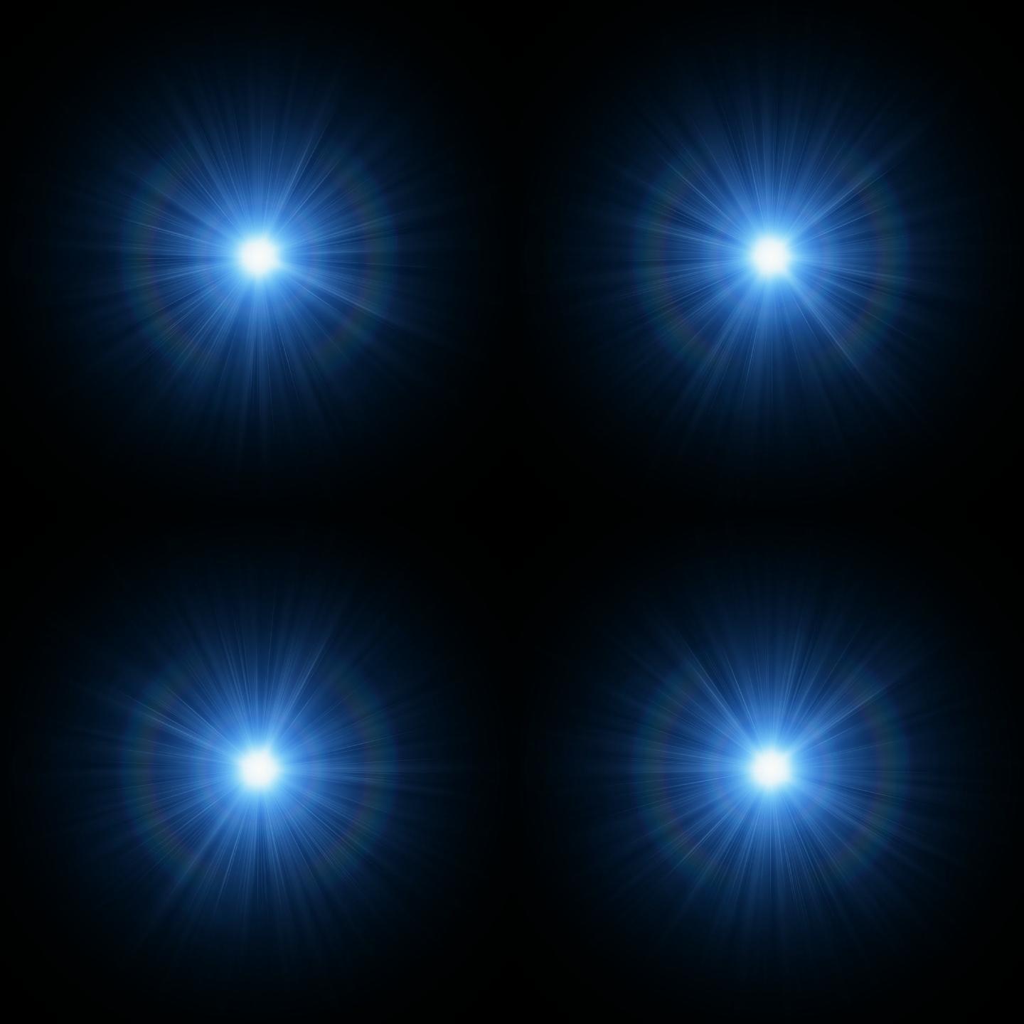 蓝色光源-循环+alpha通道