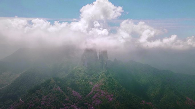 衢州5A景区江郎山云海延时