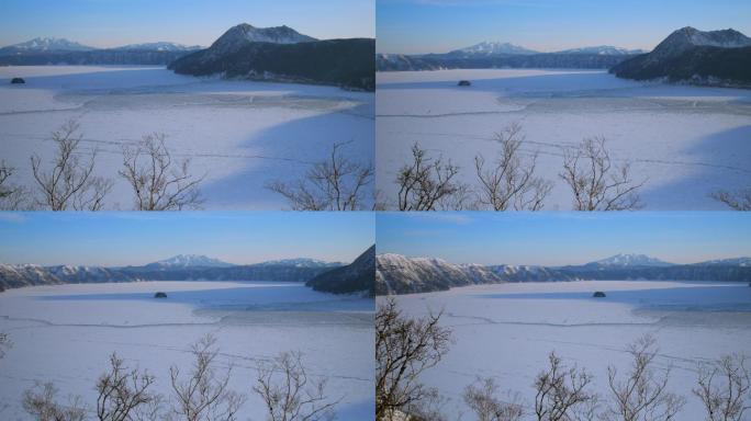 日本北海道赤岸国家公园的马须湖