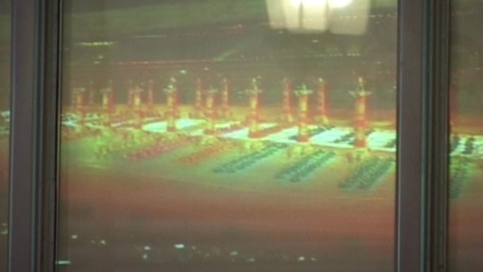 群众观摩北京奥运开幕旧影像