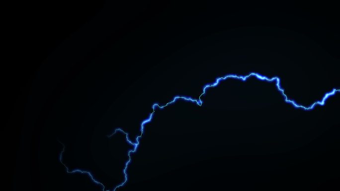 闪电闪烁的雷暴。