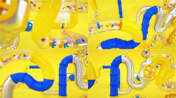 C4D创意logo动画AE+C4D工程