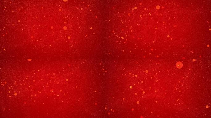 4K红色粒子背景1