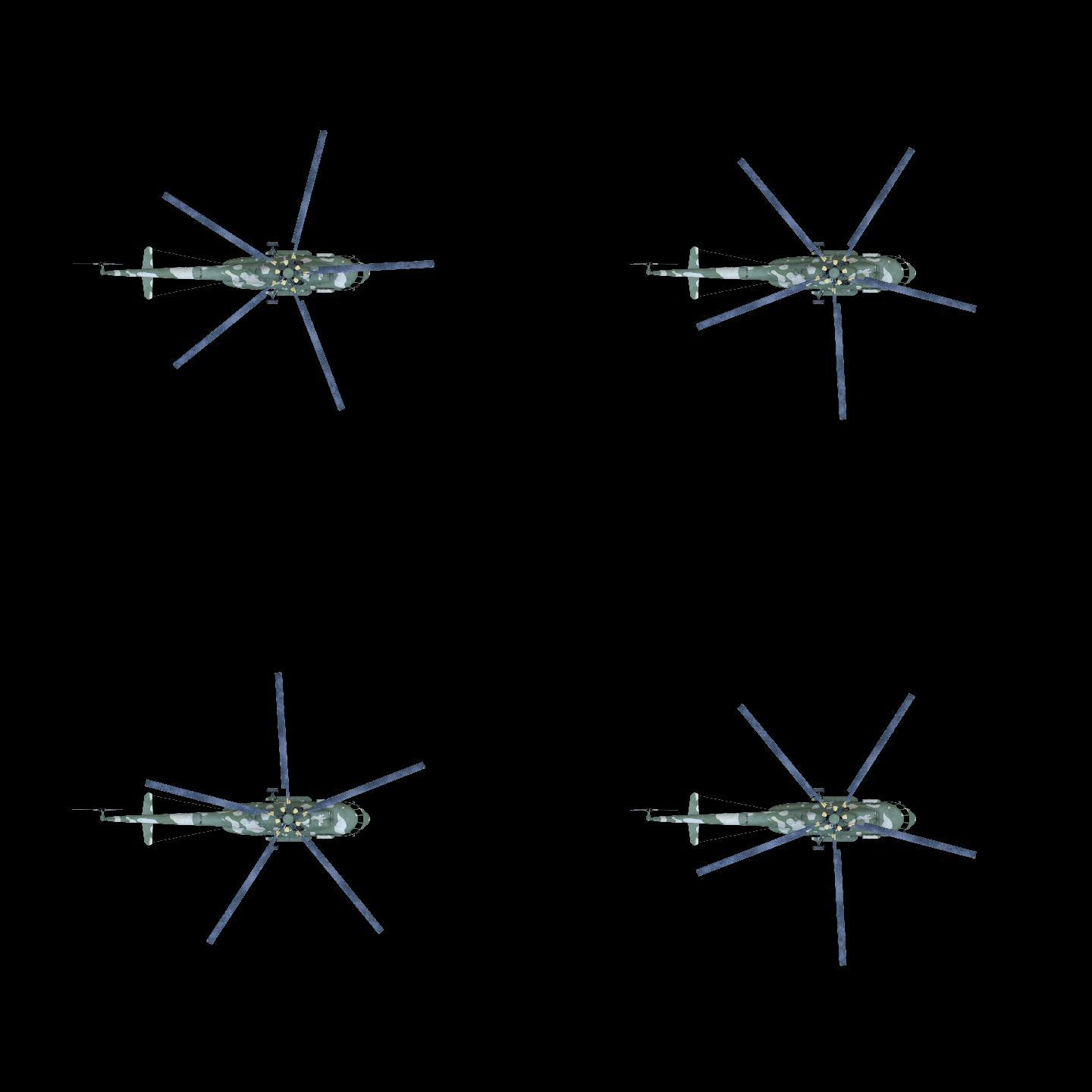 直升机顶视图alpha