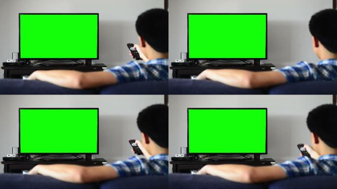 高清遥控电视绿幕视频绿屏绿布抠图抠像