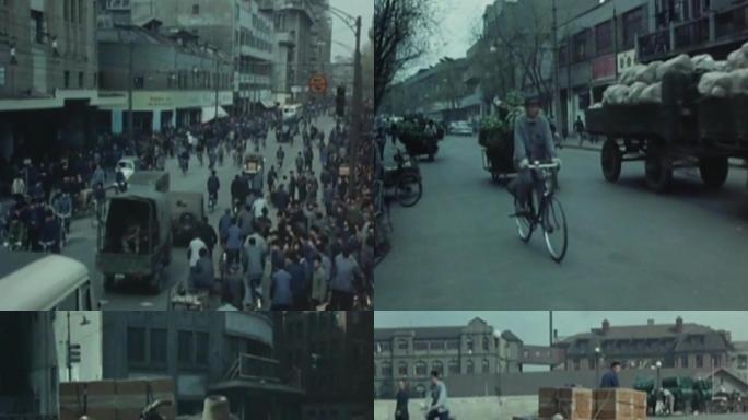 70年代上海街头工人
