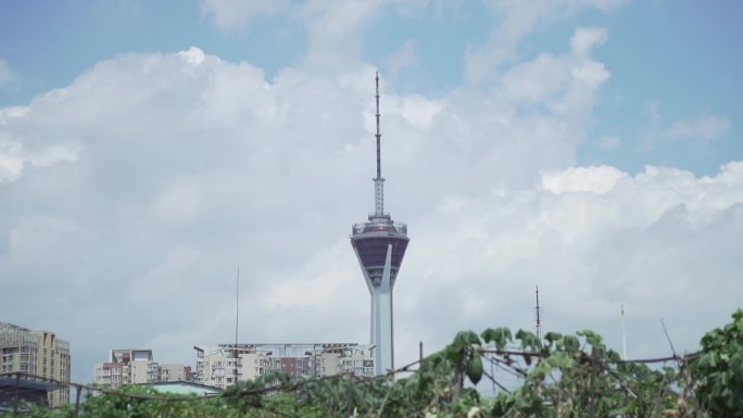 城市地标建筑电视台电视塔