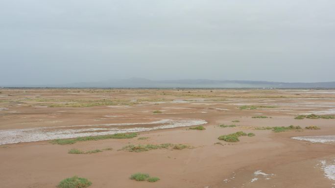 戈壁沙漠盐碱地