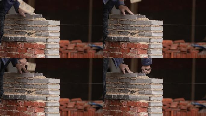 柴窑搭建--砌砖