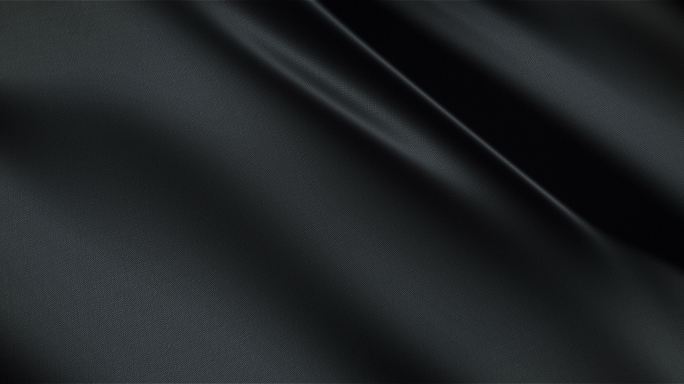 黑色光泽布缎面抖动布料纺织