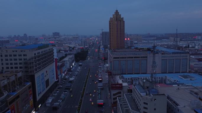 松原地标航拍素材吉林松原市城市